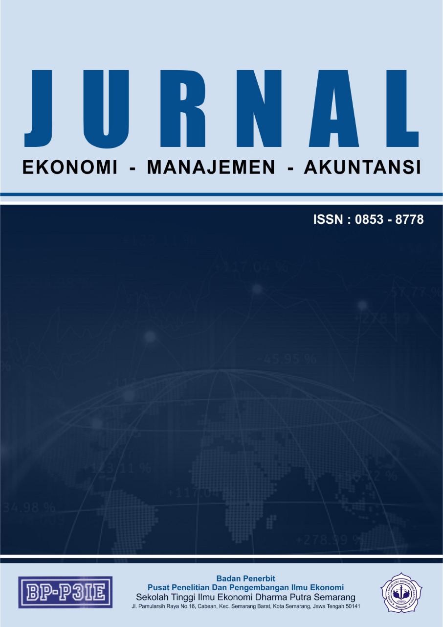 					View Vol. 31 No. 1 (2025): JURNAL EKONOMI MANAJEMEN AKUNTANSI
				
